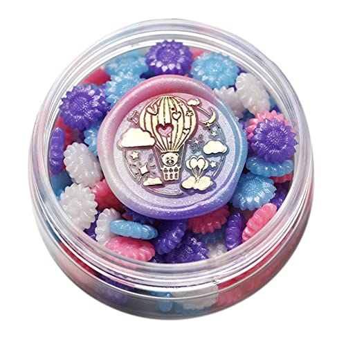 Wachs Siegel Perlen, 150 StüCk Wachs Siegel Perlen Sonnenblumen Form zum Versiegeln Von Wachs Stempeln, Perfekt für die UmschläGe, und Einladungen, C Wachs Siegel Perlen, 150 StüCk Wachs Siegel Perlen Sonnenblumen Form zum Versiegeln Von Wachs Stempeln, Perfekt für die UmschläGe, und Einladungen, C von Whisverse