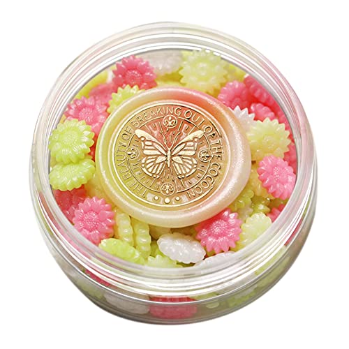 Wachs Siegel Perlen, 150 StüCk Wachs Siegel Perlen Sonnenblumen Form zum Versiegeln Von Wachs Stempeln, Perfekt für die UmschläGe, und Einladungen, J Wachs Siegel Perlen, 150 StüCk Wachs Siegel Perlen Sonnenblumen Form zum Versiegeln Von Wachs Stempeln, Perfekt für die UmschläGe, und Einladungen, J von Whisverse