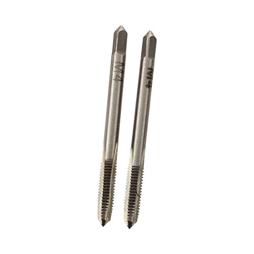 Whisverse 2 Stück Metall 4 mm Schraubgewinde metrische Gewindebohrer Handwerkzeug von Whisverse