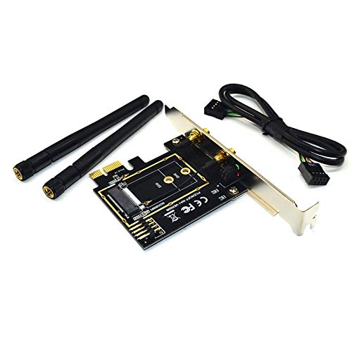 Whisverse M.2 Wifi Adapter M2 Ngff Key A-E Mini Pci Wifi Raiser PCI-E 1X NGFF Wireless Support Mini Pcie Netzwerkkarte A Whisverse M.2 Wifi Adapter M2 Ngff Key A-E Mini Pci Wifi Raiser PCI-E 1X NGFF Wireless Support Mini Pcie Netzwerkkarte A von Whisverse