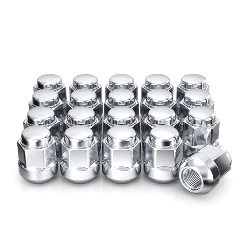 White Knight WN20107-20AM M12 x 1,50 Chrom-Radius-Sitzmuttern für ausgewählte Honda und Acura, 20 Stück von White Knight