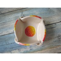 Sunrise Schale - Kleine Keramik Rot Orange Und Gelb Töpferei Brennende Sojasauce Handgemachte Sunrise Schale - Kleine Keramik Rot Orange Und Gelb Töpferei Brennende Sojasauce Handgemachte von WhiteCitrus