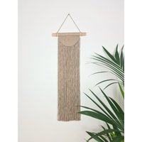 Holz Ast Makramee Wandbehang | Boho Wanddekoration Aus Hochwertigstem Baumwollstoff Stark von WhiteRavenMacrame