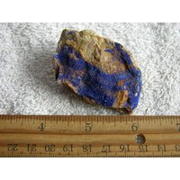Azurit Kristalle Auf Matrix, 5 cm Großer Druzy Fg02 von WhiteRinoGems