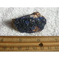 Azurit Kristalle Auf Matrix, 5 cm Großer Druzy Fg04 von WhiteRinoGems