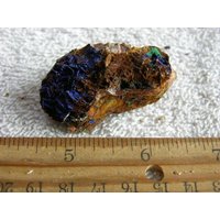 Azurit Malachit Kristalle Auf Matrix Stufe Druzy Fg11 von WhiteRinoGems