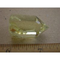 Citrin Kristall Beendete Stand Oben Punkt Brasilien 1, 5 Zoll Csu76 von WhiteRinoGems