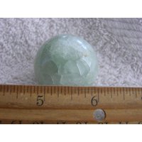 Fluorit Kugel 2, 5cm Blau/Grün Mit Acryl Ringständer Dh06 von WhiteRinoGems