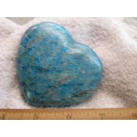 Herz Handschmeichler Apatit Größer Poliert Beidseitig 8-10 cm Dk12 von WhiteRinoGems