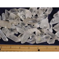 Quarz-Kristallperlen Lemurian Saat-Kristalle 1/8 lbs von WhiteRinoGems