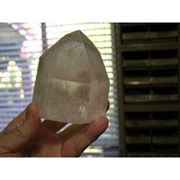 Quarzkristall Stand Oben Größer Punkt 4x3.5 Zoll 2 Pfund Qza2 von WhiteRinoGems