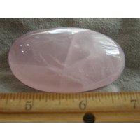 Rosenquarz Natürlicher Polierter Handstein 2-3 Zoll Dh44 von WhiteRinoGems