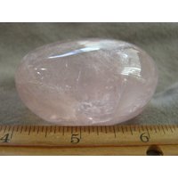 Rosenquarz Natürlicher Polierter Handstein 2-3 Zoll Dh53 von WhiteRinoGems