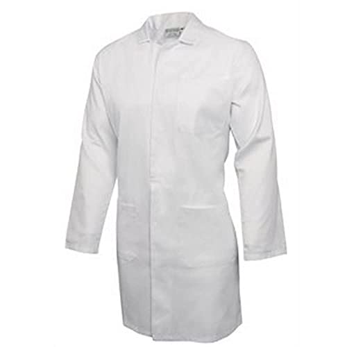 Whites Unisex Coat White Polycotton - Size L von Whites Chefs Apparel