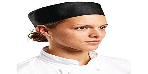 Whites Chefs Apparel A206-S Kochmütze mit Totenkopf-Motiv, Schwarz von Whites Chefs Clothing