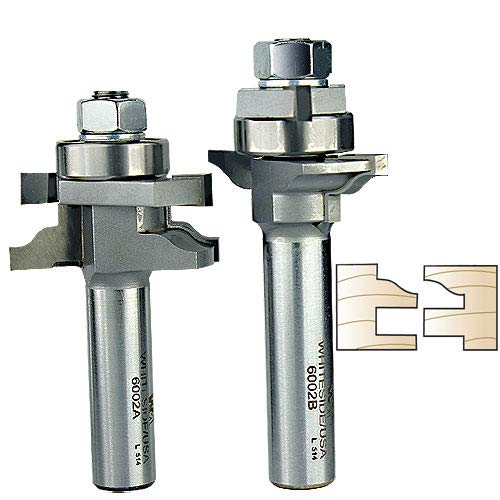 Whiteside Router Bits 6002X Ogee Stile and Rail Set for 7/32-Inch Plywood with 1/2-Inch Shank by Whiteside Router Bits Whiteside Router Bits 6002X Ogee Stile and Rail Set for 7/32-Inch Plywood with 1/2-Inch Shank by Whiteside Router Bits von Whiteside Router Bits