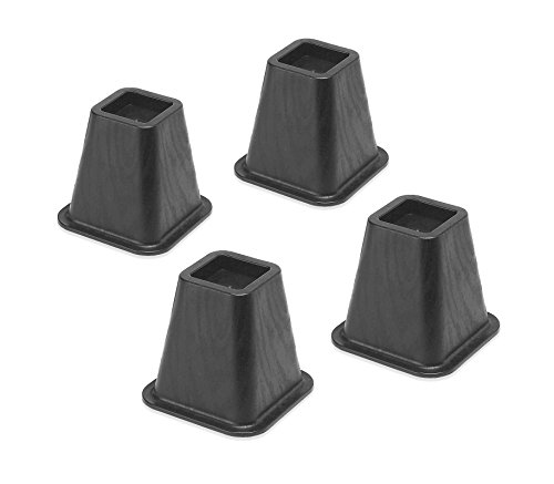 Whitmor Bed Risers-Black (Set of 4), 1 von Whitmor