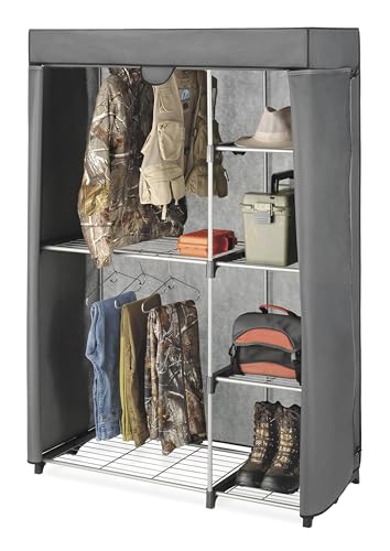 Whitmor 6779-4892 Deluxe Mehrzweck-Schrank mit Grauer Abdeckung von Whitmor