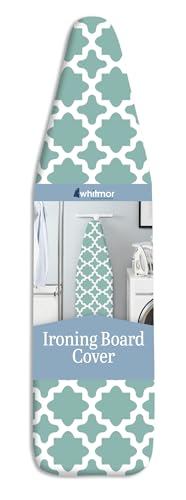 Whitmor Deluxe Bügelbrettbezug und -Polster, Baumwolle, Concord Türkis, 1er Set von Whitmor