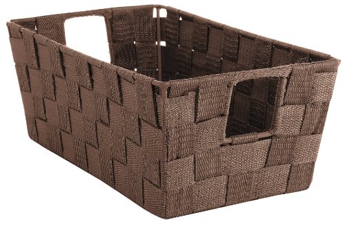 Whitmor Java 6581-2712-Java Kleine Aufbewahrungstasche mit gewebtem Riemen, Java von Whitmor