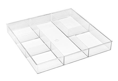 Whitmor Schubladen-Organizer mit 6 Fächern, transparent, Harz Kunststoff, farblos, 6-Section Whitmor Schubladen-Organizer mit 6 Fächern, transparent, Harz Kunststoff, farblos, 6-Section von Whitmor