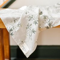 Geschirrtuch 100% Baumwolle - Küchenhandtuch Silber Textil Botanisch Stoffserviette Stoffgeschenkverpackung Geschenk Für Mama Oma Wohnungseinweihung Geschirrtuch 100% Baumwolle - Küchenhandtuch Silber Textil Botanisch Stoffserviette Stoffgeschenkverpackung Geschenk Für Mama Oma Wohnungseinweihung von WhitneyRainStudio