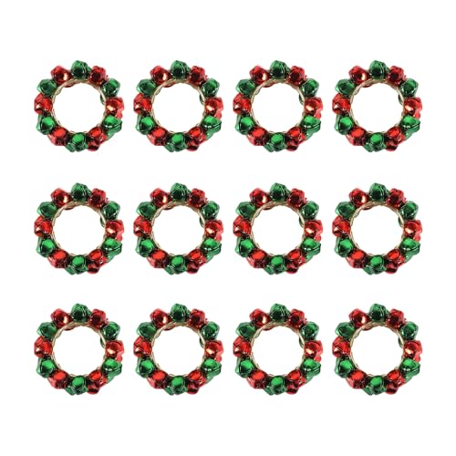 12pcs Bunt Metall Serviettenhalter Weihnachtsglocken von Whltzf