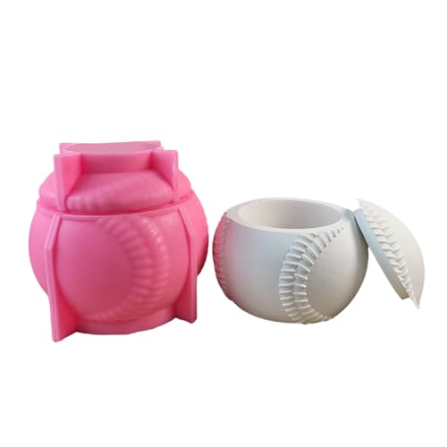 2pcs Silikonformen Für Handwerk Von Baseballkerzenhaltern Silikontextur Kerzenbasisformen Für Heimdekore Projekte Handgefertigte Kerzenhalterform 2pcs Silikonformen Für Handwerk Von Baseballkerzenhaltern Silikontextur Kerzenbasisformen Für Heimdekore Projekte Handgefertigte Kerzenhalterform von Whltzf