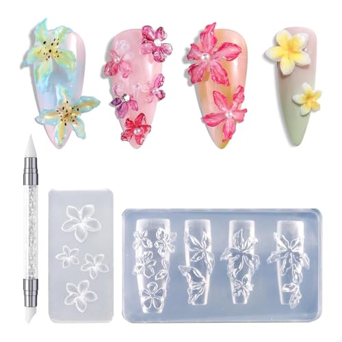 3 Stück Kunst-Zubehör-Formen, Blumenform, Nägel, Gestaltungsformen, Nägel, Verzierung, Form für zarte Maniküre, wiederverwendbare Nagelprägeschablone 3 Stück Kunst-Zubehör-Formen, Blumenform, Nägel, Gestaltungsformen, Nägel, Verzierung, Form für zarte Maniküre, wiederverwendbare Nagelprägeschablone von Whltzf