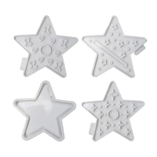 4PCS Star Projection Silikonform 4PCS Star Projection Silikonform von Whltzf