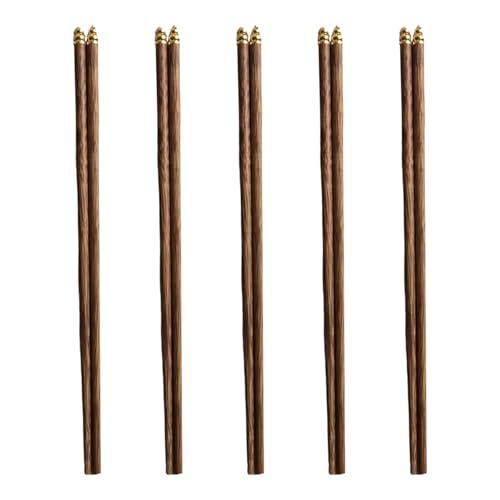 5 Paar Handgefertigte Holz Stäbchen Mit Eleganter Form Chinesischer Essstäbchen Die Für Nudeln Und Alltägliche Mahlzeiten Geeignet Sind 5 Paar Handgefertigte Holz Stäbchen Mit Eleganter Form Chinesischer Essstäbchen Die Für Nudeln Und Alltägliche Mahlzeiten Geeignet Sind von Whltzf