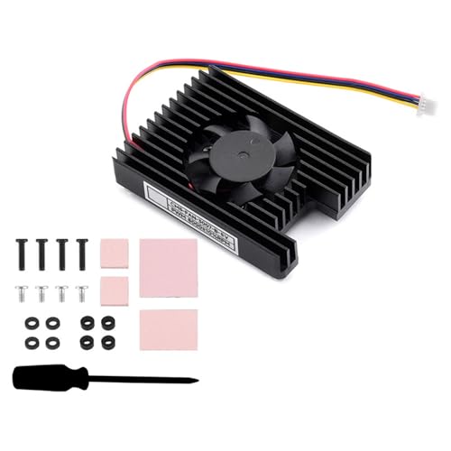 Bürstenloser CPU Kühllüfter Mit Aluminium Wärmekühlkörper Niedriger Rauschstrahldleitungslüfter Für CM5 Development Board Bürstenloser CPU Kühllüfter Mit Aluminium Wärmekühlkörper Niedriger Rauschstrahldleitungslüfter Für CM5 Development Board von Whltzf