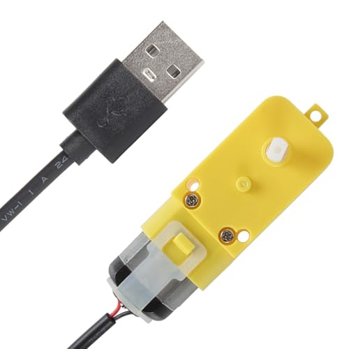 Einzelwellengetriebe Motor High Drehmomente DC5V 1: 220 Wellenmotor Für Robotik Und 3D Druckprojekte von Whltzf