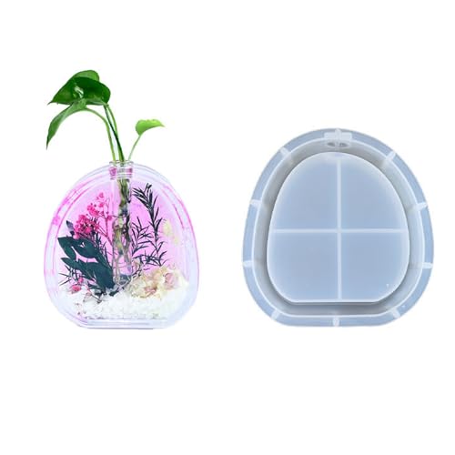 Elegante Hydrokulturvase, mit weichem, flexiblem Silikon-Reagenzglas-Form, tragbares Zubehör für Enthusiasten, Silikonform Elegante Hydrokulturvase, mit weichem, flexiblem Silikon-Reagenzglas-Form, tragbares Zubehör für Enthusiasten, Silikonform von Whltzf