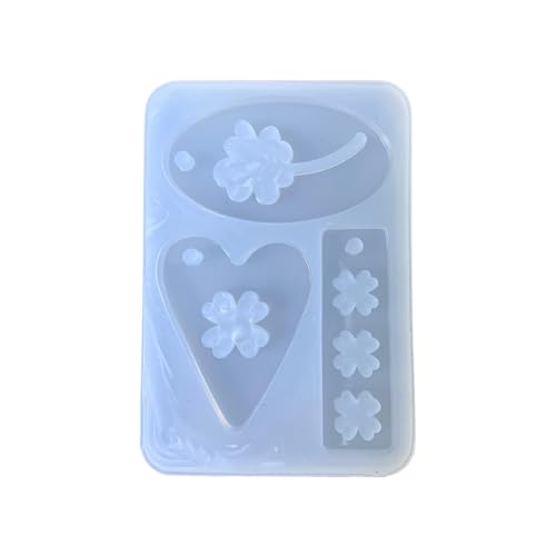 Flexible Epoxidharzform Clovers Accessoires Formen Schmuckform Orament Flexible Silikonformen Für Kunstkurse Kloster Keychain Formen Flexible Epoxidharzform Clovers Accessoires Formen Schmuckform Orament Flexible Silikonformen Für Kunstkurse Kloster Keychain Formen von Whltzf