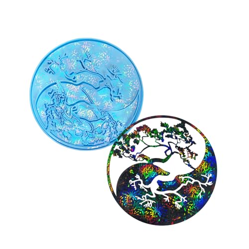 Flexible Silikonform, Zubehör für Wohnzimmer, Schlafzimmer, Büro, runder Baum, Wandkunst, stabile Materialien, Silikonformen Flexible Silikonform, Zubehör für Wohnzimmer, Schlafzimmer, Büro, runder Baum, Wandkunst, stabile Materialien, Silikonformen von Whltzf