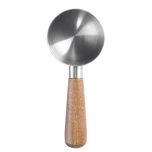 Kaffee Boden Messlöffel Mit Holzgriff Kaffeelöffel Kaffee Messwerkzeug Abs Textur Kaffeemaschinenzubehör Kaffeelöffel von Whltzf