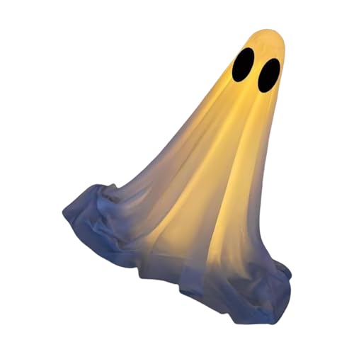 Mehrzweck-Phantom-Dekorationen für Halloween-Partys, wasserstabile Basis, beleuchtet unheimliche Figuren für Veranda, Rasen, Display unheimliche Spectters Hausdekorationen mit Lichtern von Whltzf