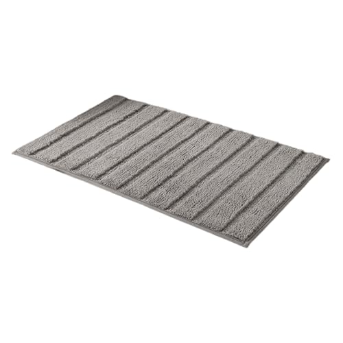 Mode Gestreifte Badematte Weiche Polyester Antislip Wasser Absorbierende Badezimmerteppiche Für Badezimmer/Küche Absorbierende Gestreifte Badematte von Whltzf