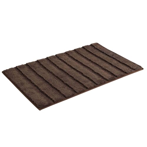 Mode Gestreifte Badematte Weiche Polyester Antislip Wasser Absorbierende Badezimmerteppiche Für Badezimmer/Küche Absorbierende Gestreifte Badematte von Whltzf
