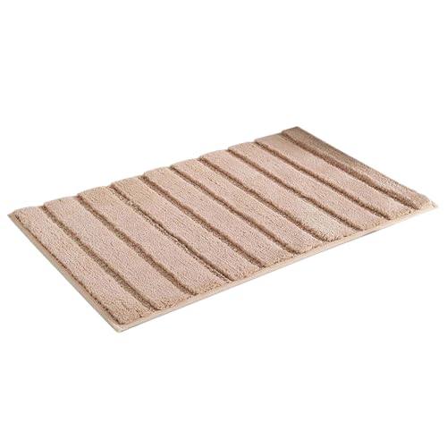 Mode Gestreifte Badematte Weiche Polyester Antislip Wasser Absorbierende Badezimmerteppiche Für Badezimmer/Küche Absorbierende Gestreifte Badematte von Whltzf