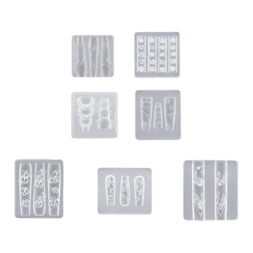 Modische Schmetterlings-, Blumen- und Mond-Nägel, Dekoration, stabiles Silikon, für komplizierte Kunstmuster, Designs, Zubehör Modische Schmetterlings-, Blumen- und Mond-Nägel, Dekoration, stabiles Silikon, für komplizierte Kunstmuster, Designs, Zubehör von Whltzf