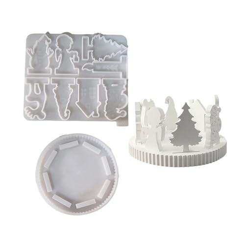 Ornamentform Flexibler Silikonform Für Bürodekoration Weihnachts Musik Box Desktop Verschönerung Machen Sie Formen Hitzebeständiger Form von Whltzf