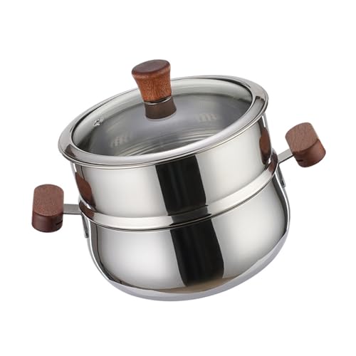 Robuste Edelstahl Kochtöpfe Mehrzweckdampfer Kochen Töpfe Mit Großer Kapazität Und Glasdeckel Langlebige Dampfertöpfe Robuste Edelstahl Kochtöpfe Mehrzweckdampfer Kochen Töpfe Mit Großer Kapazität Und Glasdeckel Langlebige Dampfertöpfe von Whltzf