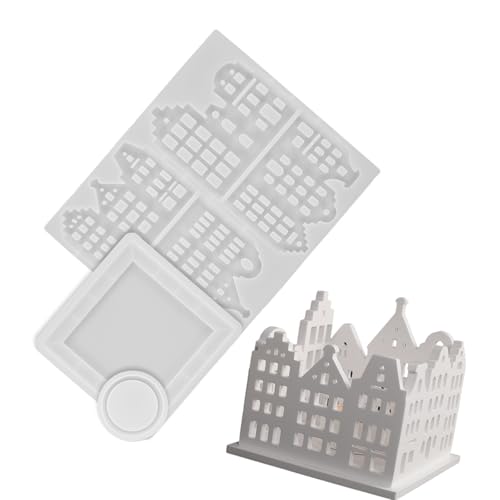 Silikonform Harz House Und Kerzenhalter Formen Multifauntal Crafting Supplies Für Handwerksprojekte Und Dekoration Silikonharzformen Für Schmuckherstellung von Whltzf