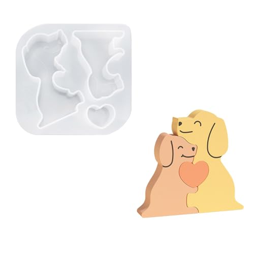Silikonform mit Tiermotiven, Herzform, Diffusorstein, Bastelgips für handgefertigt, einfaches Herauslösen Silikonform mit Tiermotiven, Herzform, Diffusorstein, Bastelgips für handgefertigt, einfaches Herauslösen von Whltzf