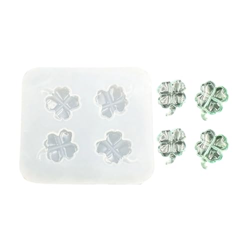 Silikonform mit reflektierendem Effekt, 4 Blätter, Grasanhänger, Ornament, für Epoxidharz, Basteln, Schmuckherstellung, spülmaschinenfest, Silikonform von Whltzf