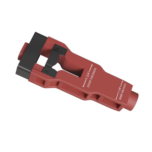 Türriegel Einsteckwerkzeug Türriegel Installationssets Professioneller Lochstanzer für Holzbearbeitung und Tischlerei Professionelle Lochstanzer von Whltzf