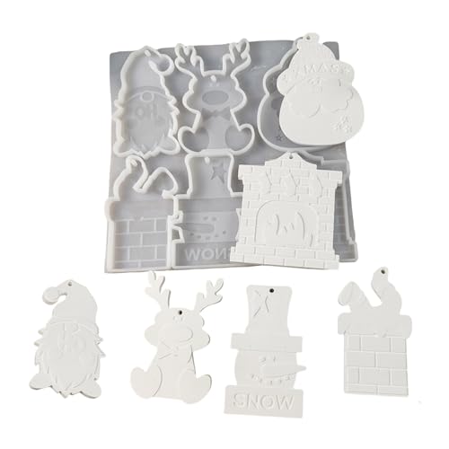 Weihnachtsdekorationsprojekte Formen Flexible Silikon Anhängerform Für Weihnachtsschulveranstaltungen Handwerk Wiederverwendbares Backform von Whltzf