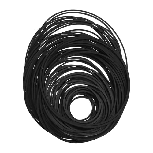 Whltzf 240pcs 1 Mm Dicke Gummibänder Für Rekorder Flexible Größe Zwischen 35 Mm Und 190 Mm Breite Für Hörgeräte Flexibler Getriebegürtel von Whltzf